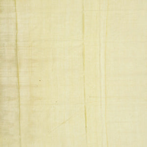 Lime Green Bengal Cotton Saree And Floral Motifs