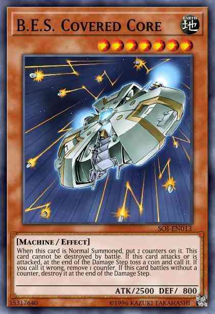 B.E.S. Covered Core - SOI-EN013 - Super Rare - 1st Edition