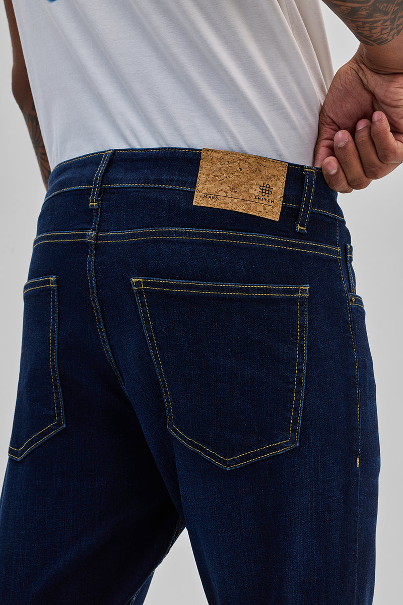 Dark Blue Skinny Fit Jeans