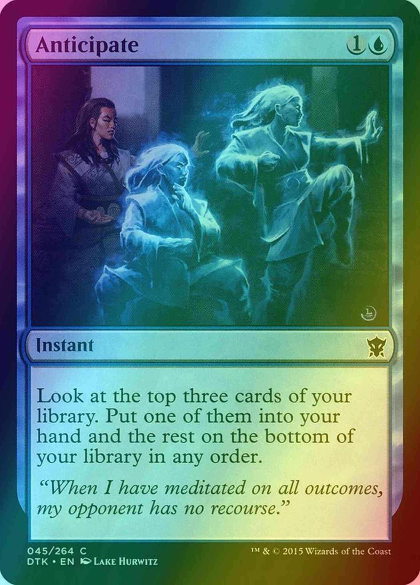 Anticipate [45] [Dragons Of Tarkir] [Foil]