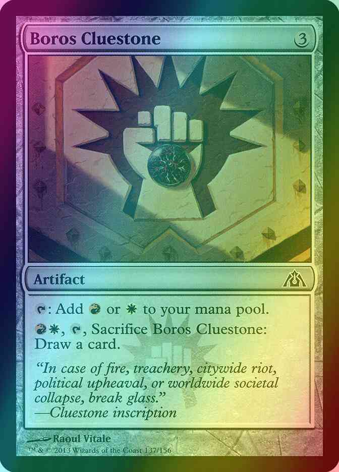 Boros Cluestone [137] [Dragon's Maze] [Foil]
