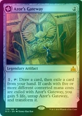 Azor's Gateway // Sanctum of the Sun [176] [Rivals of Ixalan] [Foil]