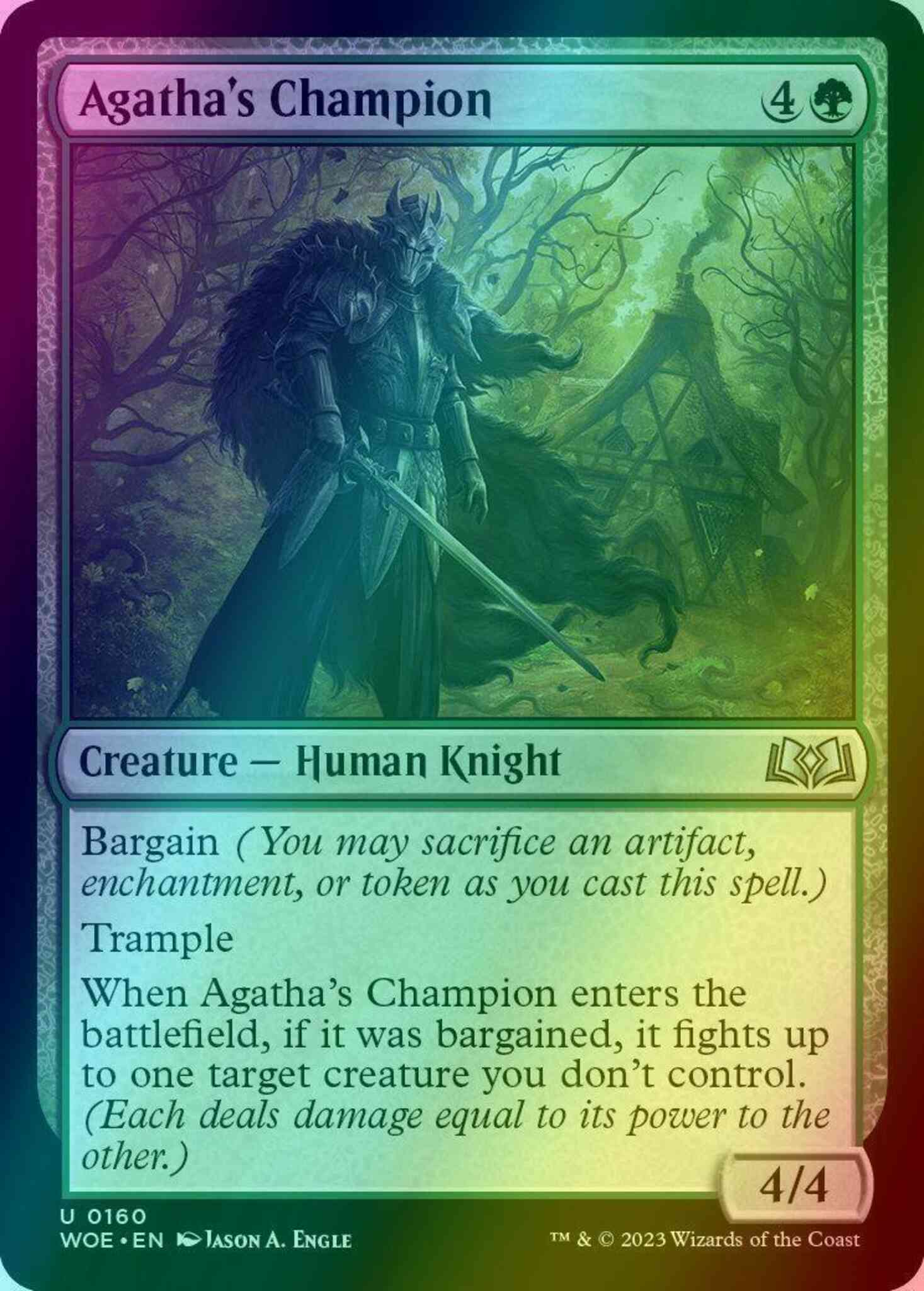 Agatha's Champion [160] [Wilds of Eldraine] [Foil]