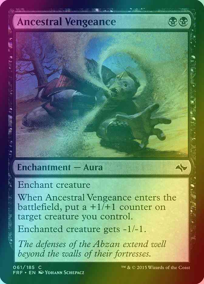 Ancestral Vengeance [61] [Fate Reforged] [Foil]