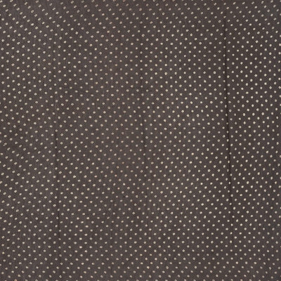 Grey Woven Jaipur Cotton Saree With Printed Floral Motifs