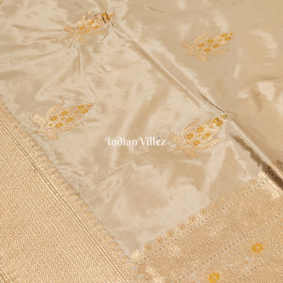 Handwoven Mauve Banarasi Katan Silk Saree