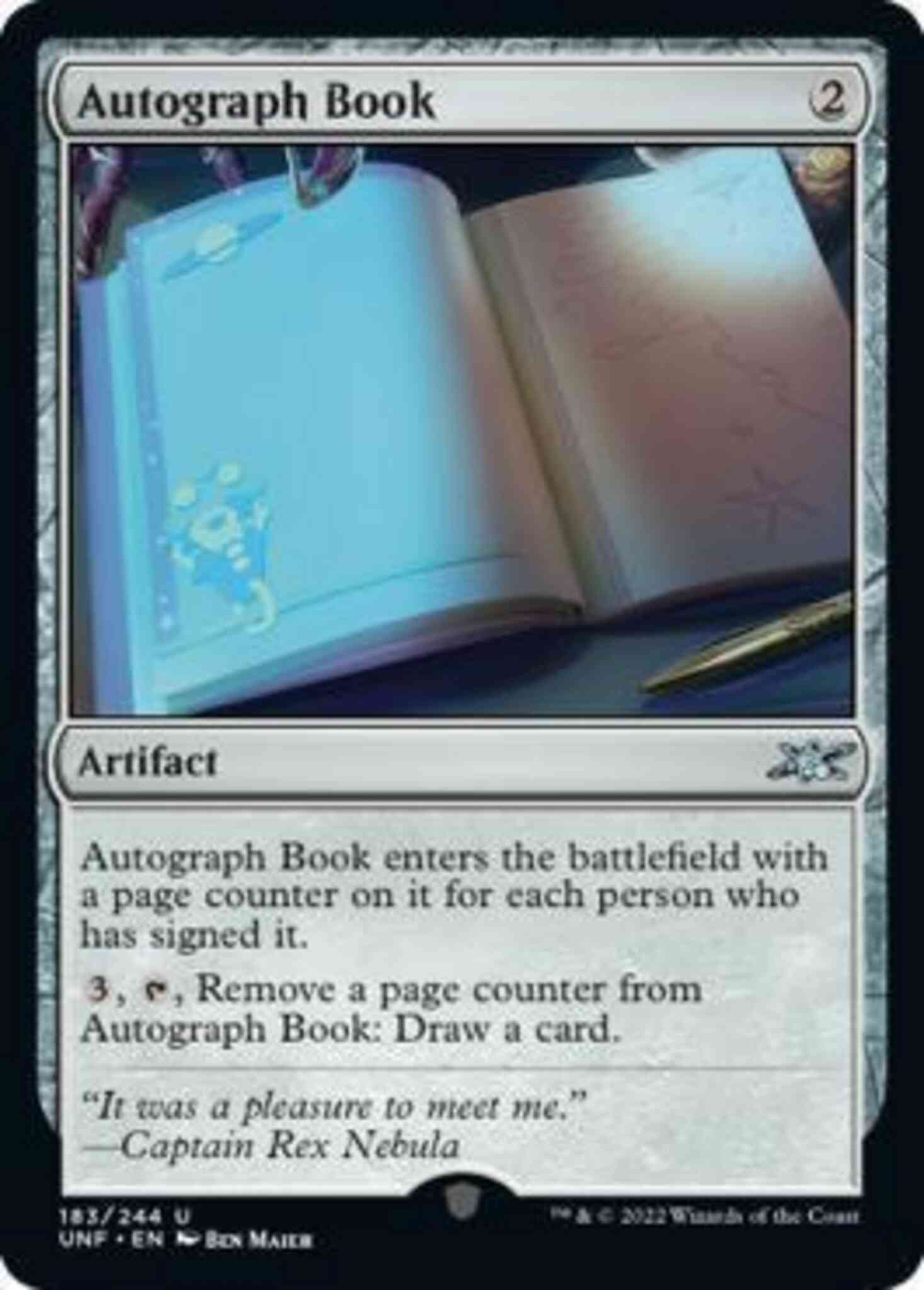 Autograph Book [183] [Unfinity] [Non-Foil]