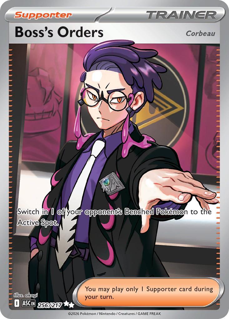 Boss's Orders - Corbeau - 256/217 - Ultra Rare [me025-256] [Ultra]