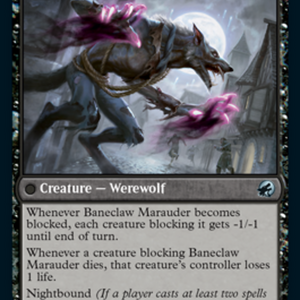 Baneblade Scoundrel // Baneclaw Marauder [85] [Innistrad: Midnight Hunt] [Non-Foil]
