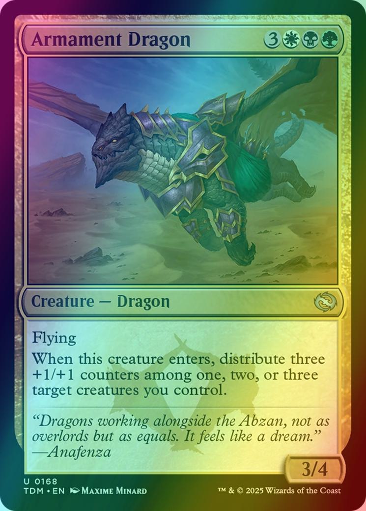 Armament Dragon [168] [Tarkir: Dragonstorm] [Foil]