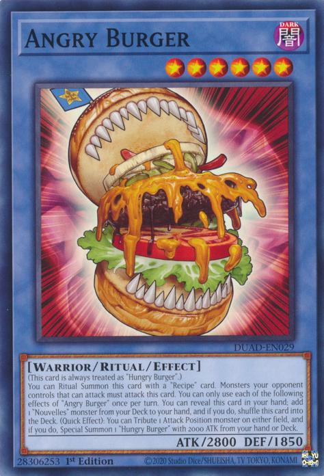 Angry Burger - DUAD-EN029 - Common - 1st Edition
