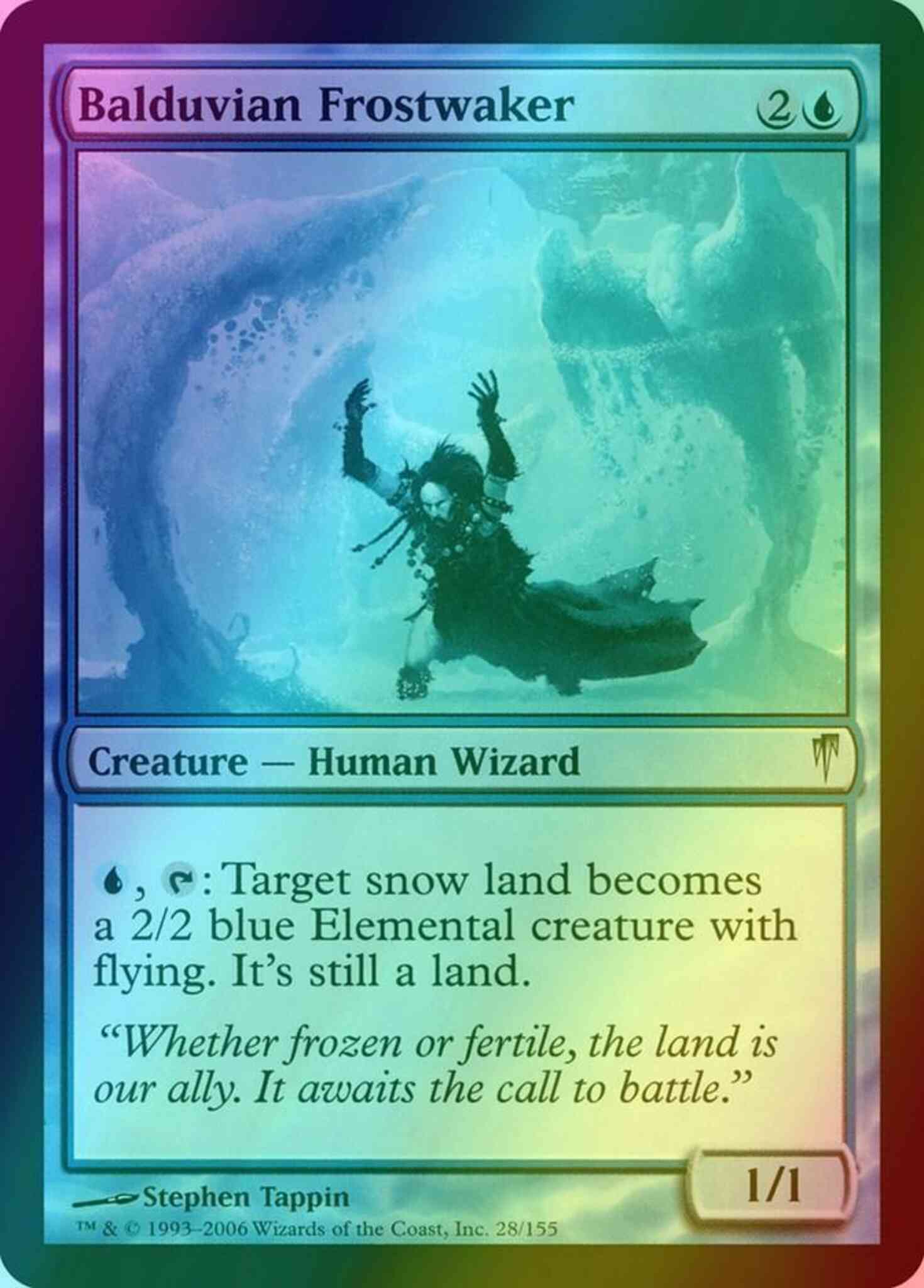Balduvian Frostwaker [28] [Coldsnap] [Foil]