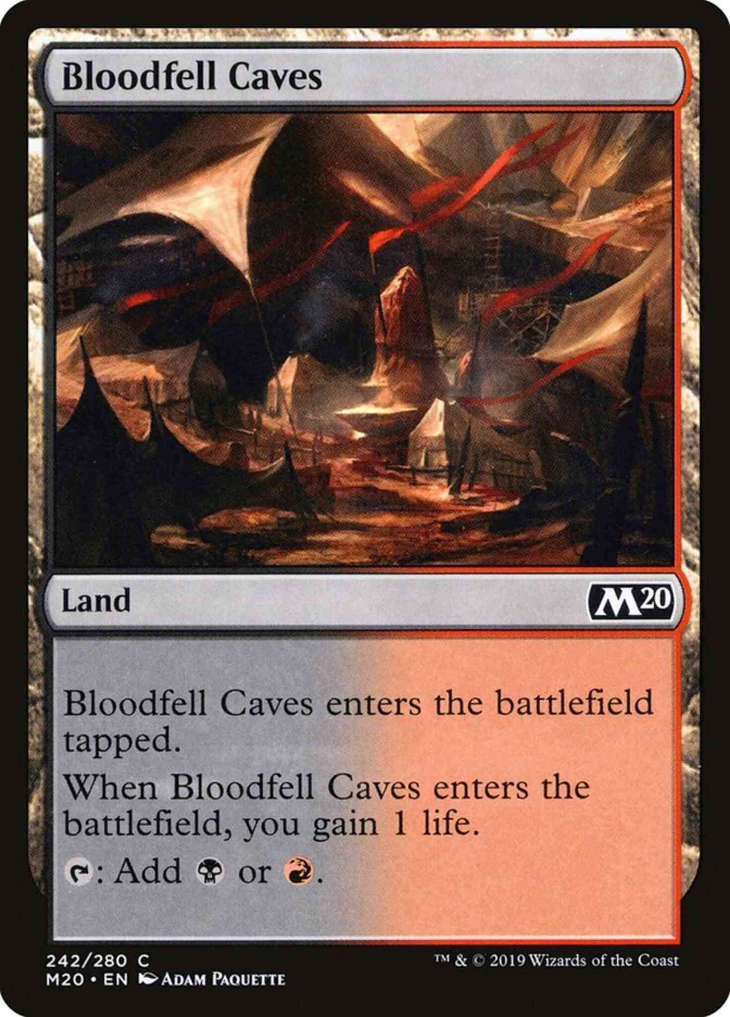 Bloodfell Caves [242] [Core Set 2020] [Non-Foil]