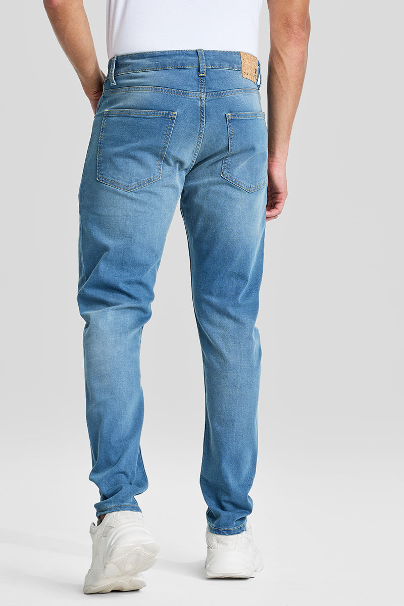 Blue Tapered Fit Jeans