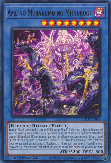 Ame no Murakumo no Mitsurugi - SUDA-EN092 - Ultra Rare - 1st Edition