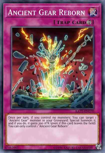 Ancient Gear Reborn - RATE-EN070 - Rare - 1st Edition
