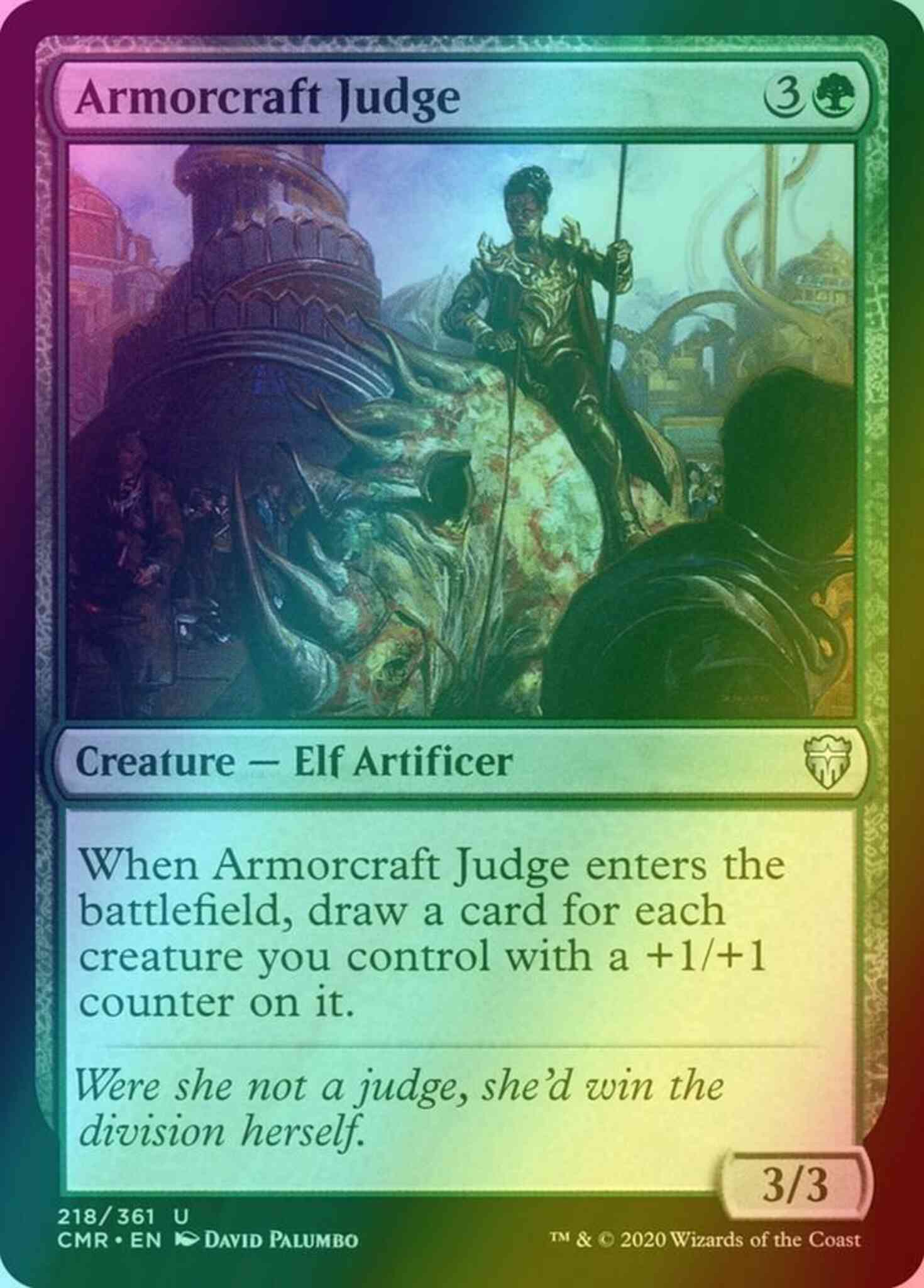 Armorcraft Judge [218] [Commander Legends] [Foil]