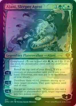 Ajani, Sleeper Agent [371] [Phyrexian Showcase] [Dominaria United] [Foil]