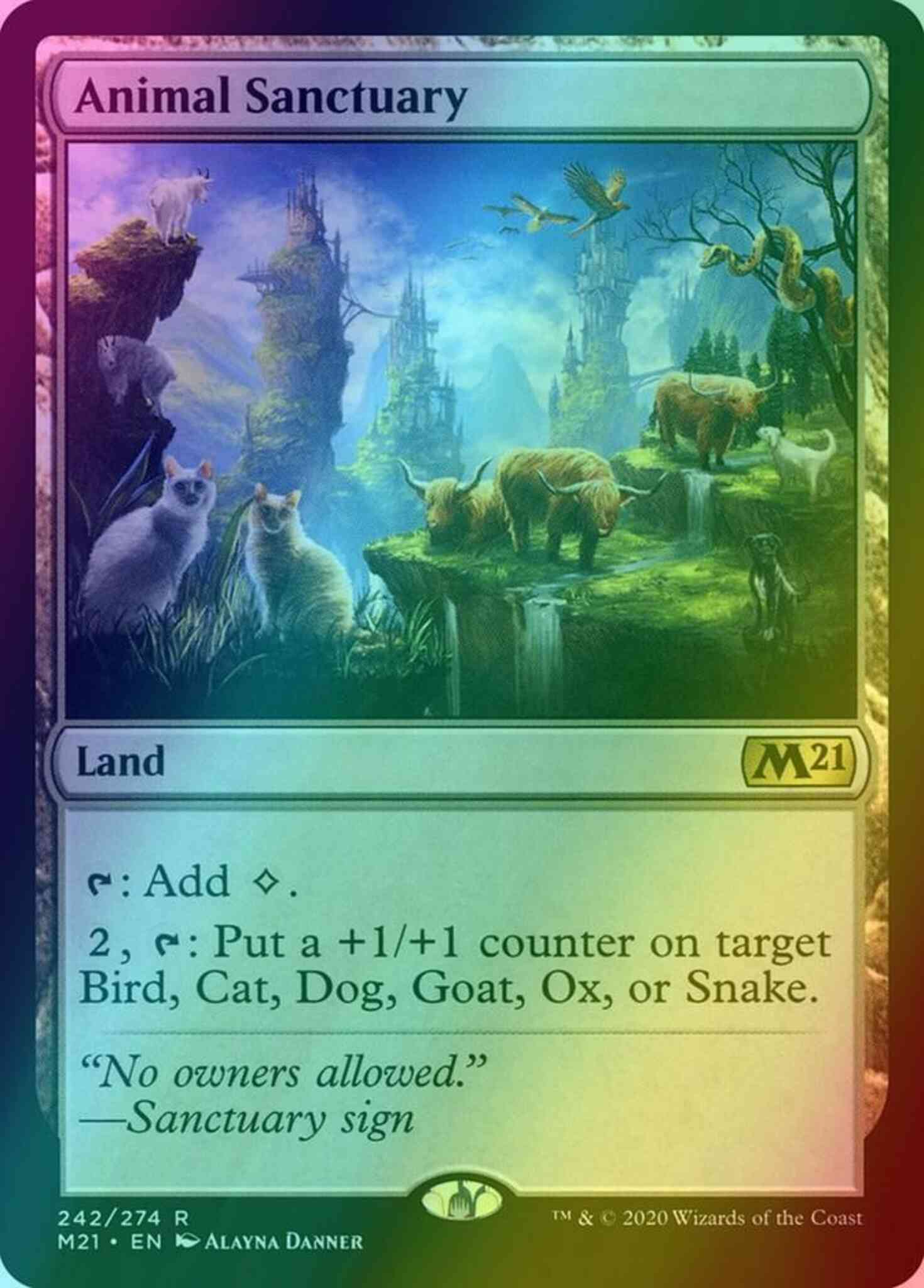 Animal Sanctuary [242] [Core Set 2021] [Foil]