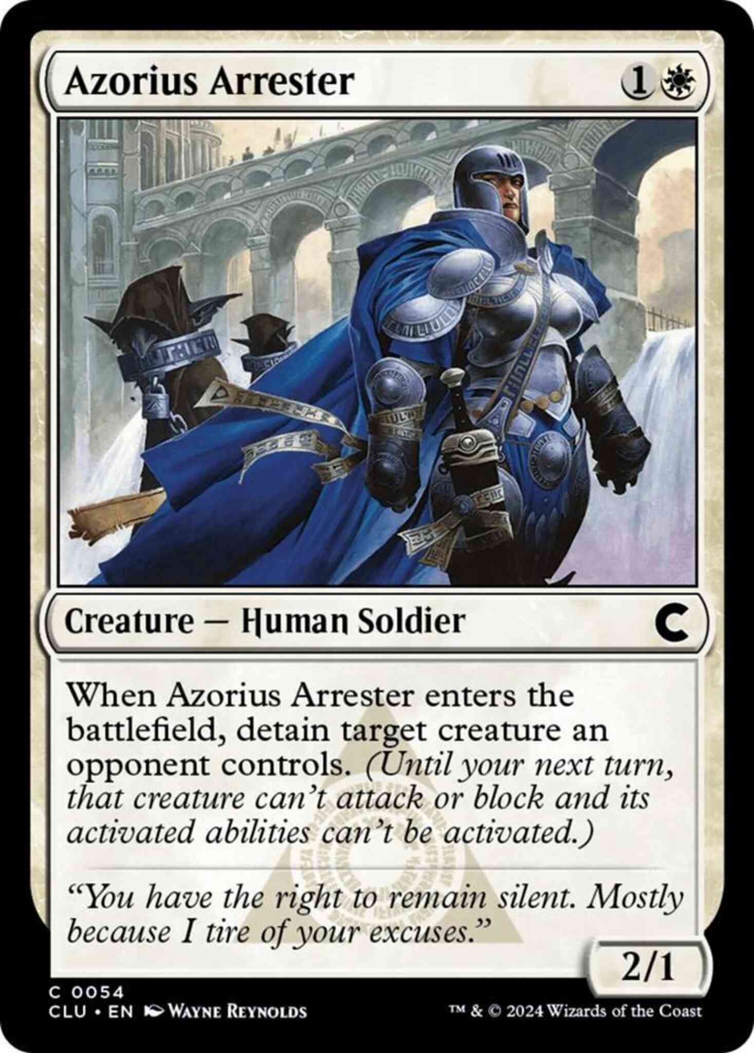 Azorius Arrester [54] [Ravnica: Clue Edition] [Non-Foil]