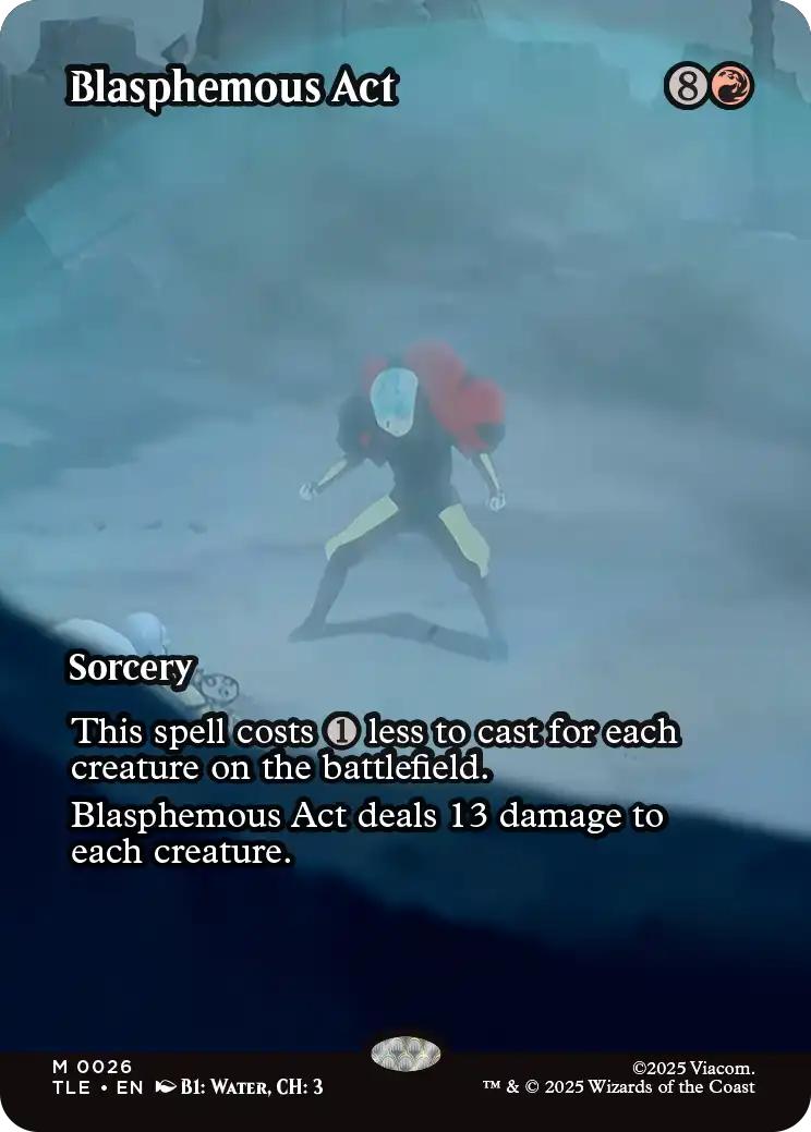 Blasphemous Act [26] [Borderless] [Source Material] [Avatar: The Last Airbender Eternal] [Non-Foil]