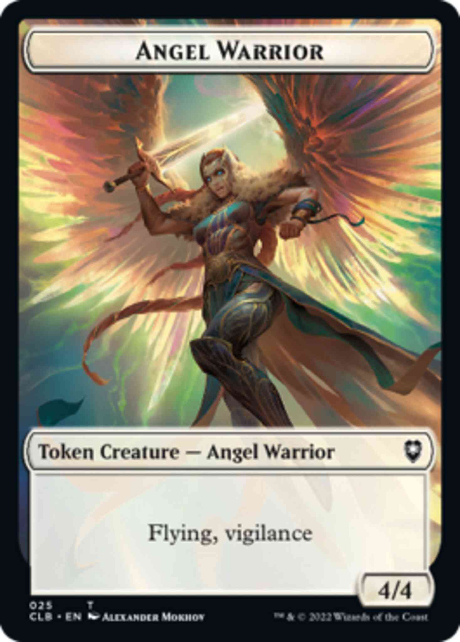 Angel Warrior Token (25) // Kor Warrior Token (27) [Commander Legends: Battle for Baldur's Gate: Tokens] [Non-Foil]