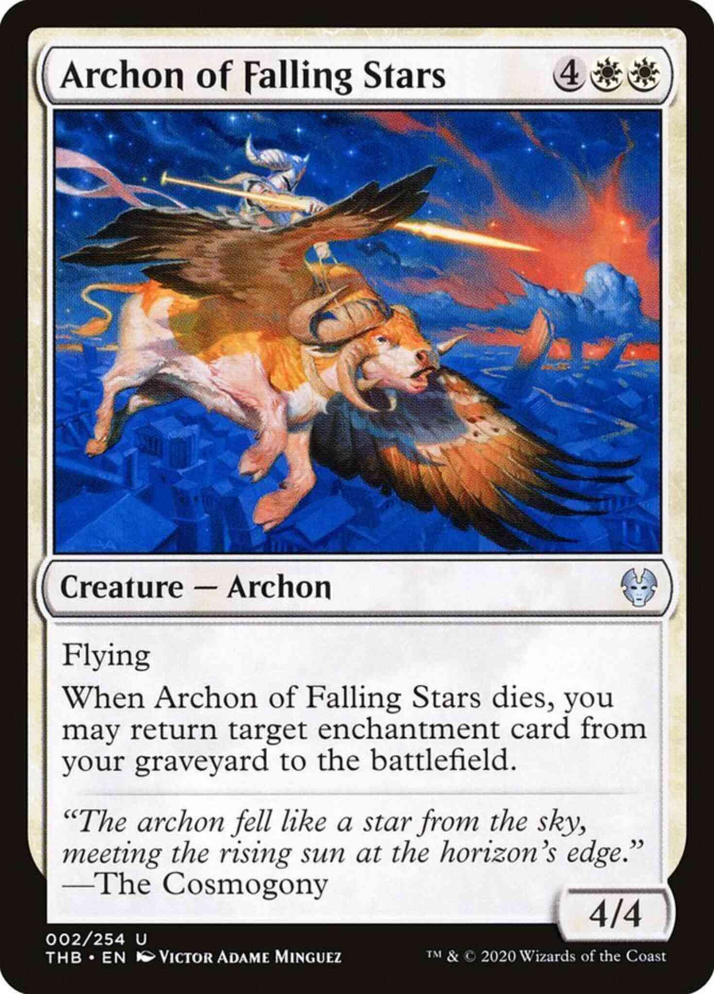 Archon of Falling Stars [2] [Theros Beyond Death] [Non-Foil]