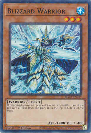 Blizzard Warrior - HAC1-EN030 - Duel Terminal Normal Parallel Rare - 1st Edition
