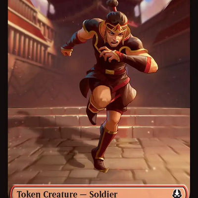 Ally Token (08) // Soldier Token (02) [TLA/TLE Set Symbol] [Avatar: The Last Airbender: Tokens] [Non-Foil]