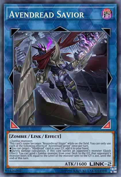 Avendread Savior - BLHR-EN045 - Secret Rare - 1st Edition