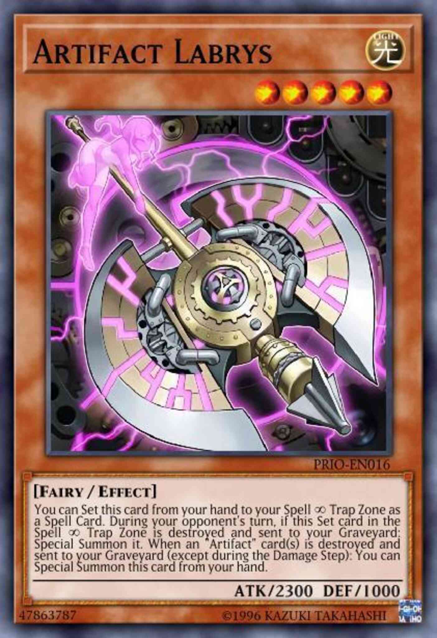 Artifact Labrys - PRIO-EN016 - Common - 1st Edition