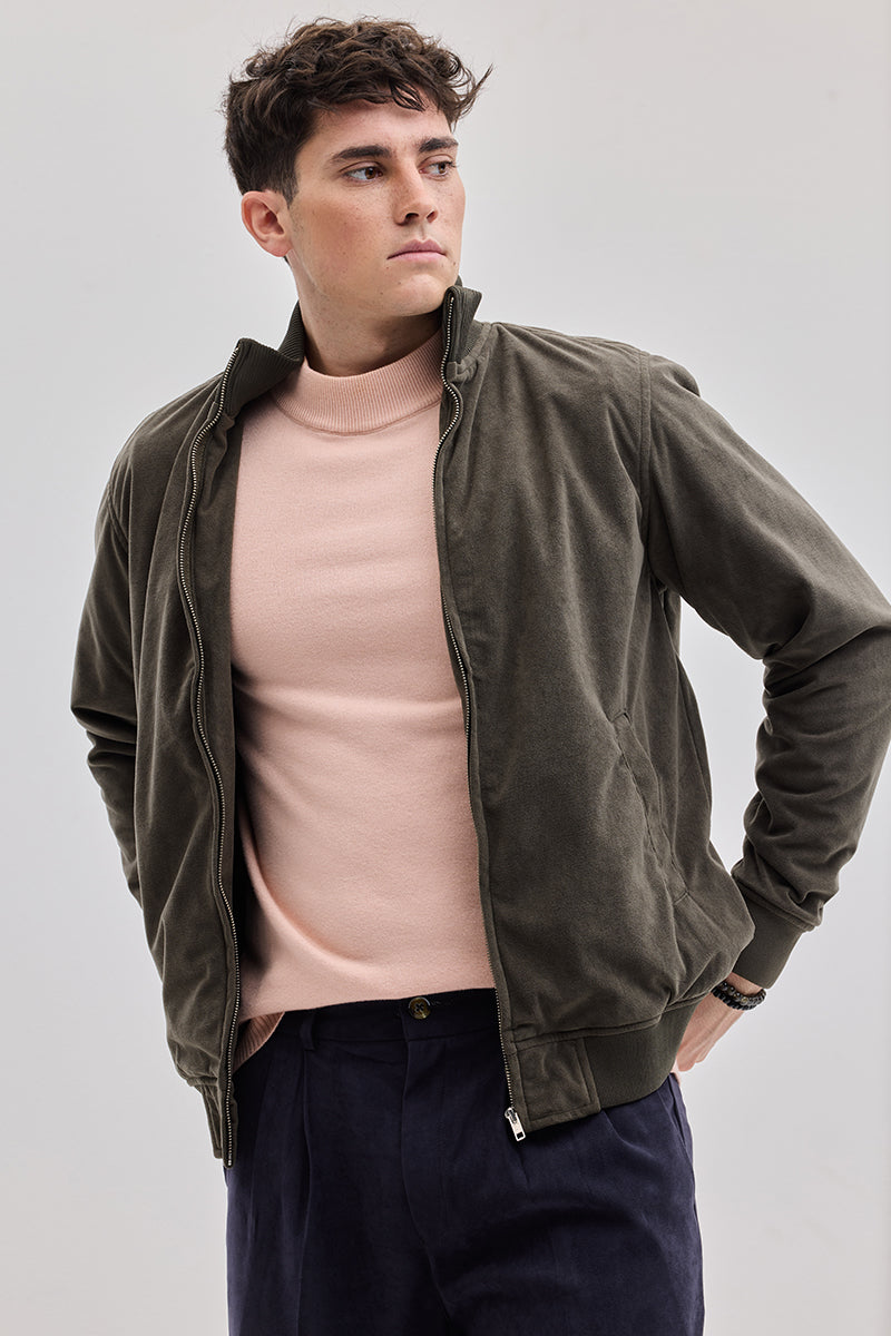 Light Pink Knitted Sweatshirt