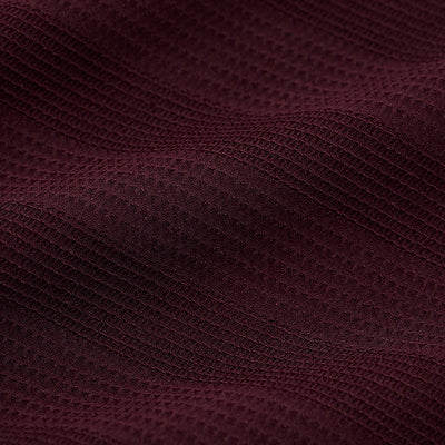 Burgundy Textured Slim Fit Shirt
