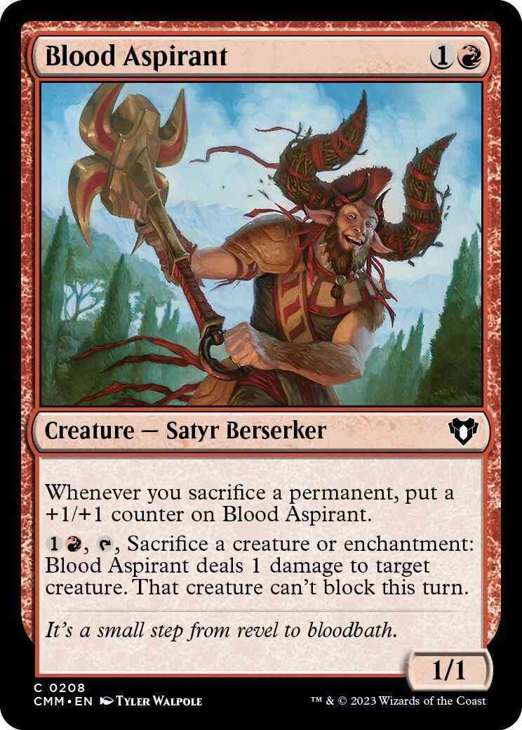Blood Aspirant [208] [Commander Masters] [Non-Foil]