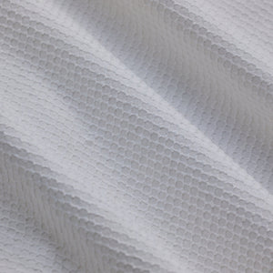 White Textured Slim Fit Shirt