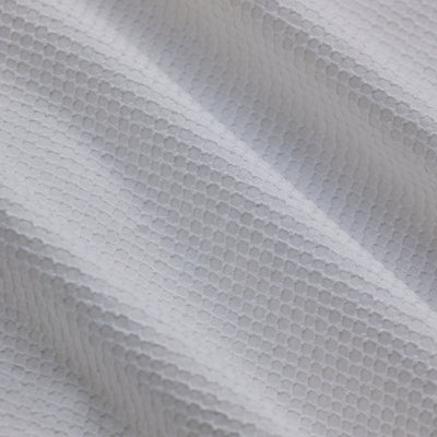 White Textured Slim Fit Shirt