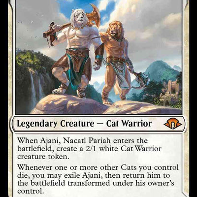 Ajani, Nacatl Pariah // Ajani, Nacatl Avenger [237] [Modern Horizons 3] [Non-Foil]