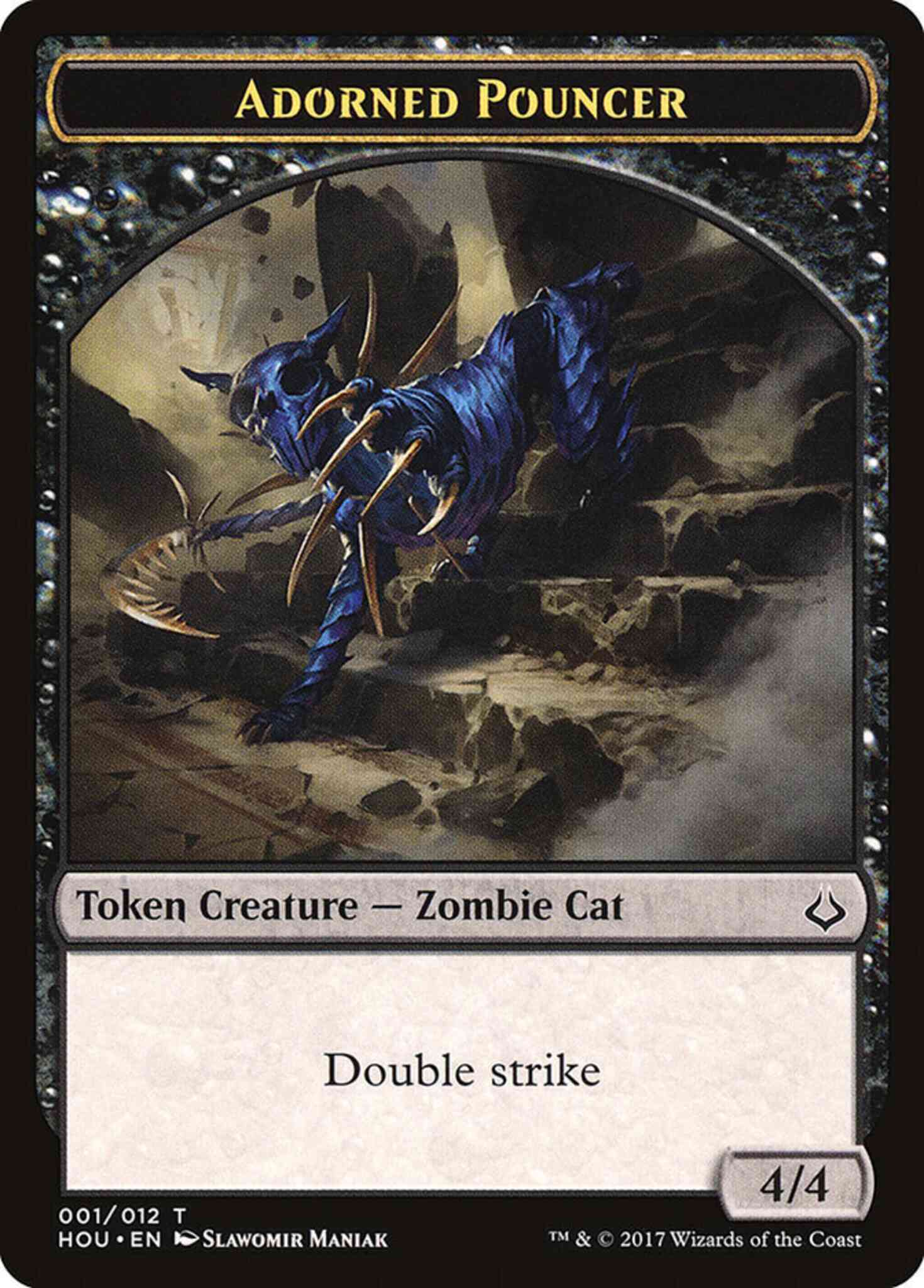 Adorned Pouncer Token [01] [Hour of Devastation Tokens] [Non-Foil]