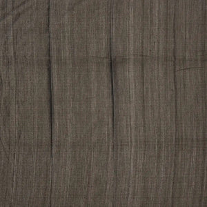 Cream Handloom Tissue Saree With Long Brown Border