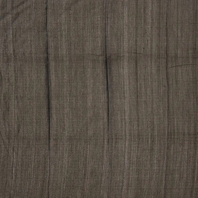 Cream Handloom Tissue Saree With Long Brown Border