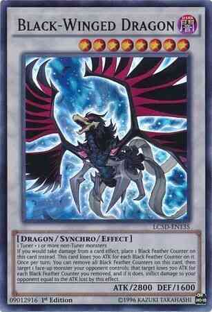 Black-Winged Dragon - LC5D-EN135 - Ultra Rare - 1st Edition