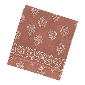 Dusty Pink Sungudi Cotton Saree With Tie & Dye Floral Motifs
