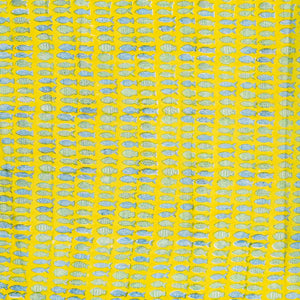 Yellow Woven Jaipur Cotton Saree Printed With Stripes