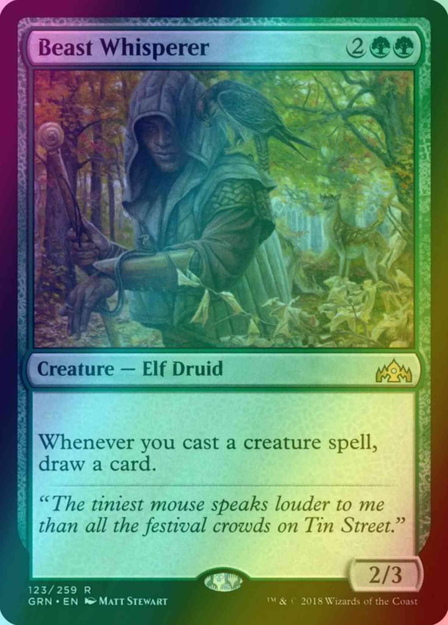 Beast Whisperer [123] [Guilds of Ravnica] [Foil]