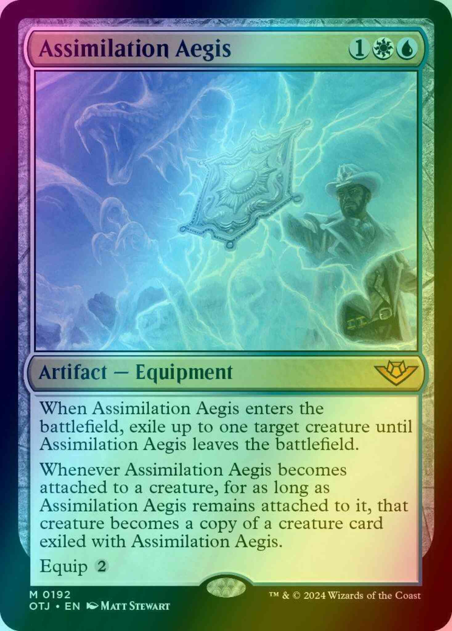 Assimilation Aegis [192] [Outlaws of Thunder Junction] [Foil]