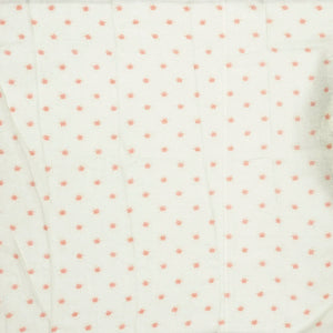 White Handloom Linen Saree With Printed Bird Motifs