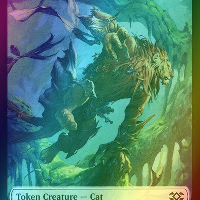 Angel Token (03) // Cat Token (04) [Double Masters Tokens] [Foil]