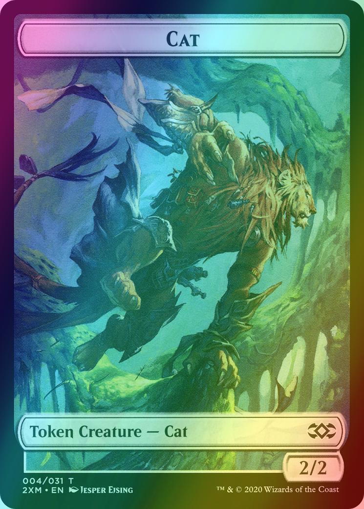 Angel Token (03) // Cat Token (04) [Double Masters Tokens] [Foil]