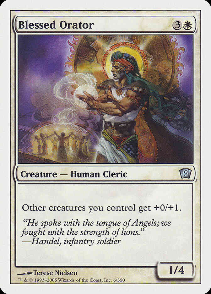 Blessed Orator [6] [Ninth Edition] [Non-Foil]
