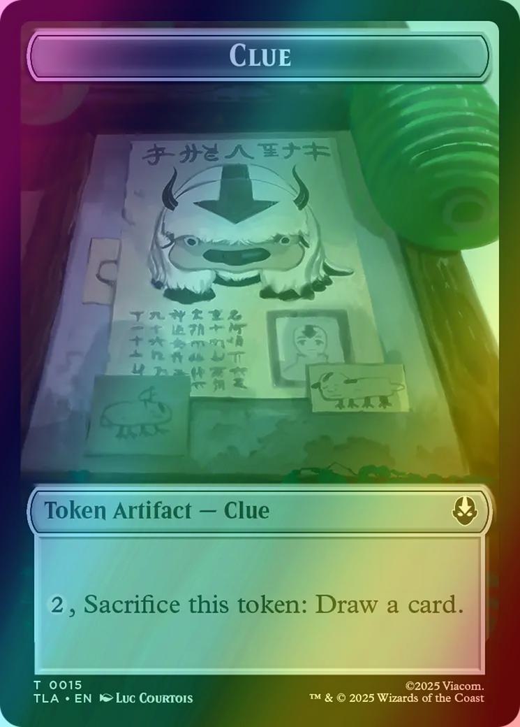Ally Token (04) // Clue Token (15) [Avatar: The Last Airbender: Tokens] [Foil]
